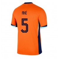 Camisa de time de futebol Holanda Nathan Ake #5 Replicas 1º Equipamento Europeu 2024 Manga Curta